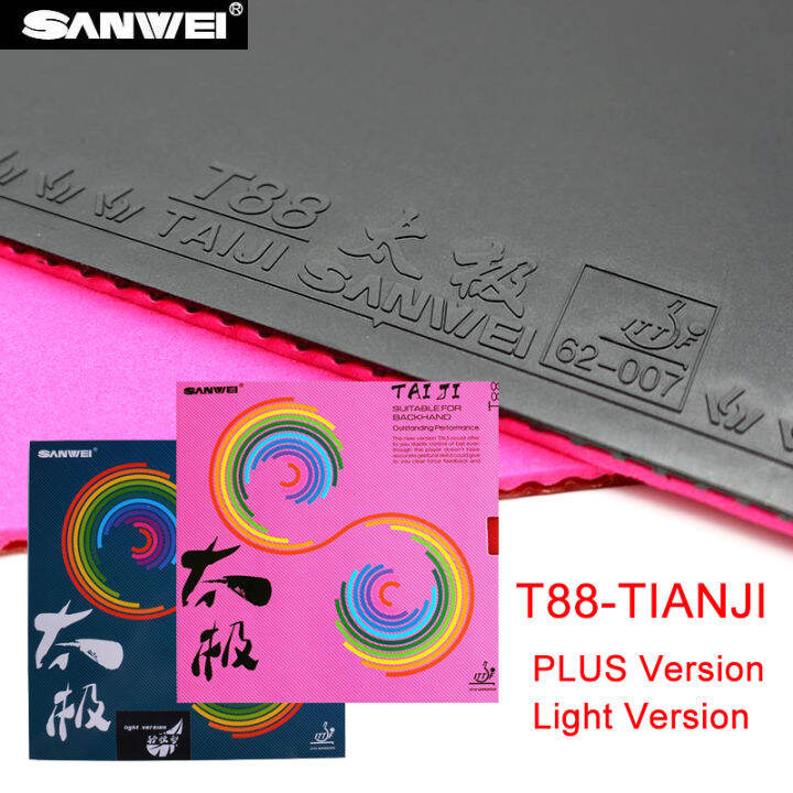 SANWEI TAIJI PLUS/LINHT VERSION Table Tennis Rubber ITTF Approved 40