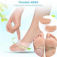 【hot sale】☁ D18 2pcs/pair Foot Cushions Honeycomb Forefoot PadMetatarsal Pads for Men and Women Foot Massage Anti-slip Cushion Supports