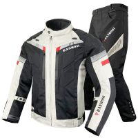 ♣⊕ Four Season Winter Motocross Riding Jacket Motorcycle GP Racing Breathable Mesh with Protectors for Honda Suzuki Bmw All