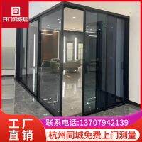 aBeverly Hangzhou extremely narrow frame aluminum-magnesium alloy sliding door living room kitchen balcony partition bathroom glass customization