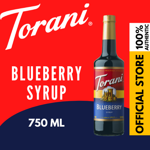Torani Blueberry Syrup 750 mL Glass Bottle Lazada PH