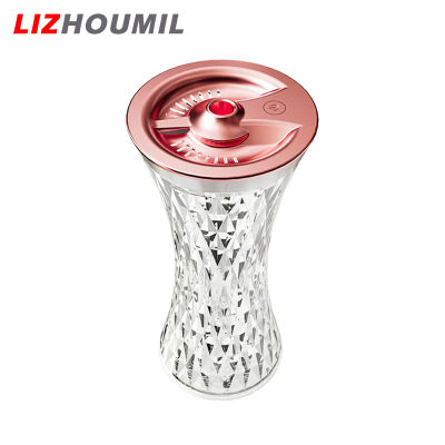 LIZHOUMIL เครื่องทำความชื้นแสงไฟกลางคืนที่บ้านชาร์จ Usb,เครื่องเพิ่มความชื้นในอากาศในห้องนอนโคมไปตั้งโต๊ะหลากสี