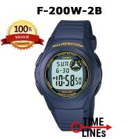 CASIO ของแท้ 100% นาฬิกาผู้ชาย F200W-2B  Series 4 สี พร้อมกล่องและใบรับประกัน1ปี F200 F201