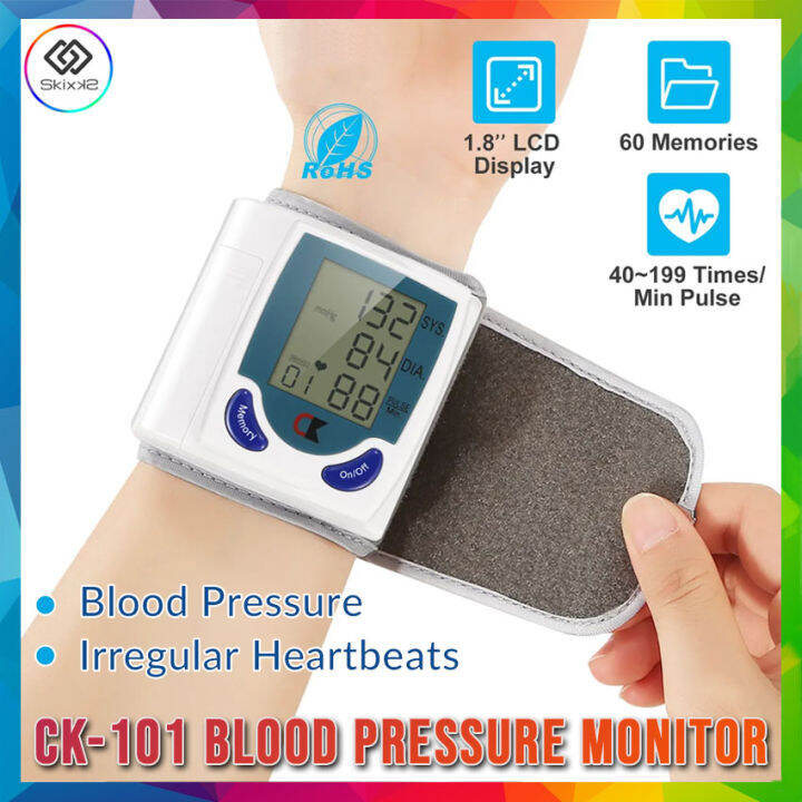 CK101 Wrist Blood Pressure Monitor Portable Electronic Digital