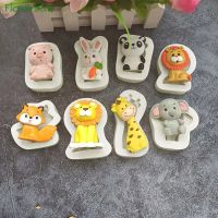 Animal Candle Silicone Mold DIY Dinosaur Lion Panda Cake Decoration Scented Candle Molds Crystal Epoxy Soft Pottery Clay Mold Bread  Cake Cookie Acces