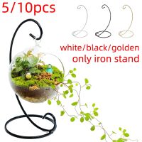 【CC】 5/10pcs Bauble Holder Iron Landscape Hanging Supporter Bedroom Garden Ornament