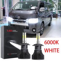 ชุดหลอดไฟหน้าฮาโลเจน LED 6000K แบบเปลี่ยน สําหรับ Toyota Hiace 2015-2021 2016 2017 2018 2019 2020 รับประกัน 10 เดือน