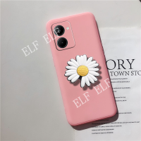 เคสโทรศัพท์ TPU สำหรับ VIVO Y36 Y02A Y02T Y78นิ่ม VIVOY36ปลอกโทรศัพท์มือถือ4G 5G กรอบซิลิโคนนิ่ม Y78 Vivo 5G กับพับเป็นขาตั้งดอกเดซี่