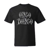 Oingo Boingo Kaos เป็นรูปสี่เหลี่ยมผืนผ้า Wanita Atasan T14 Lengan Pendek