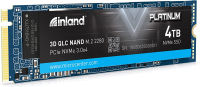 Inland Platinum 4TB SSD M.2 2280 NVMe PCIe Gen 3.0 x 4 3D NAND Internal Solid State Drive, PCIe Express 3.1 and NVMe 1.3 Compatible, Ultimate Gaming Solutions for PC Computer Laptops (4 TB)