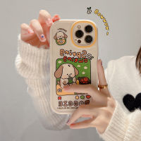 Apple เคสโทรศัพท์มือถือรูปการ์ตูนลูกสุนัขน่ารักลายปิคนิค iPhone 13/12/11/X/x/xr Iphone 13 Pro Max ซิลิโคนเคสโทรศัพท์มือถือ14 Plus เคสนิ่มป้องกันการตกเต็มรูปแบบ12 Mini เคสป้องกัน