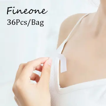 36pcs Shirt Anti-Glare Stickers Self-Adhesive Strap Clothing Non-Slip Chest  Stickers Best for Girls Women