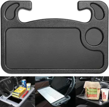 Car Table Retractable Folding Tray Desk for Laptop Phone Food Drink Mount  Holder Interior Auto Back Seat Phone Support Accessory