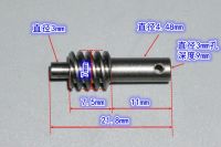 กล่องเกียร์โลหะทั้งตัว N20คุณภาพสูงมอเตอร์เกียร์ DC 3V-6V 62RPM ความเร็วต่ำเพลาหนอน1:300อัตราส่วนลดสำหรับเครื่องบินพับอุปกรณ์ลงจอด ZL Ddj3925 N1017