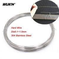 5/10M Hard 304 Stainless Steel Wire Rust Prevention Single Strand Wire For Handmade DIY Diameter 0.1-1.5mm