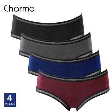 Charmo Women's Cotton Underwear Soft Stretch Hipster Hollow out