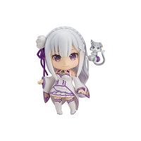 Nendoroid Re: ศูนย์ Kara Hajimekai Seikatsu Emilia ทาสีฟิกเกอร์หมุนเวียน ABS และ PVC แบบไม่ชั่ง