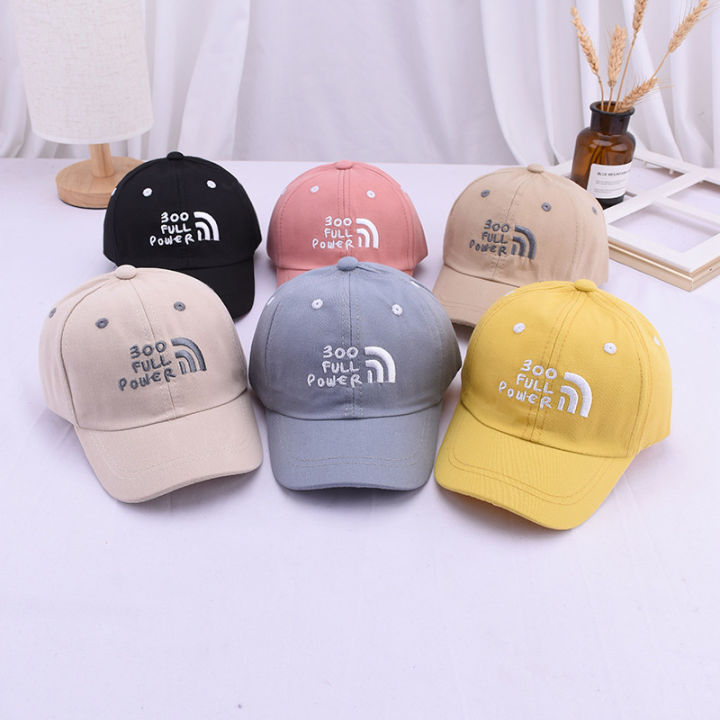 Childrens Baseball Cap Summer Babys Embroidered Cap With Cute Letters ...