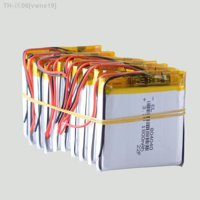 10 PCS 804040 3.7V 1800mAh Lipo Polymer Lithium Rechargeable Battery for MP3 GPS DVD Recorder E-Book Camera SlimeVR Trackers [ Hot sell ] vwne19