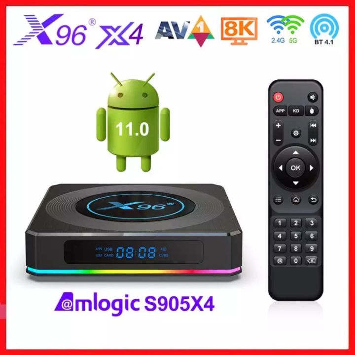 x96-x4สมาร์ททีวีกล่อง-android-11-4gb-32gb-amlogic-s905x4-2-4g-5g-dual-wifi-wifi-wifi-wifi-wifi-100m-4k-ชุดกล่องด้านบน