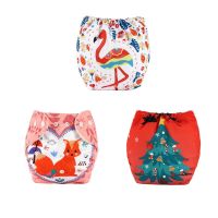 3PCBaby Cloth Diaper Waterproof Reusable Baby Training Pants Infant Shorts Nappies Panties Nappy Changing