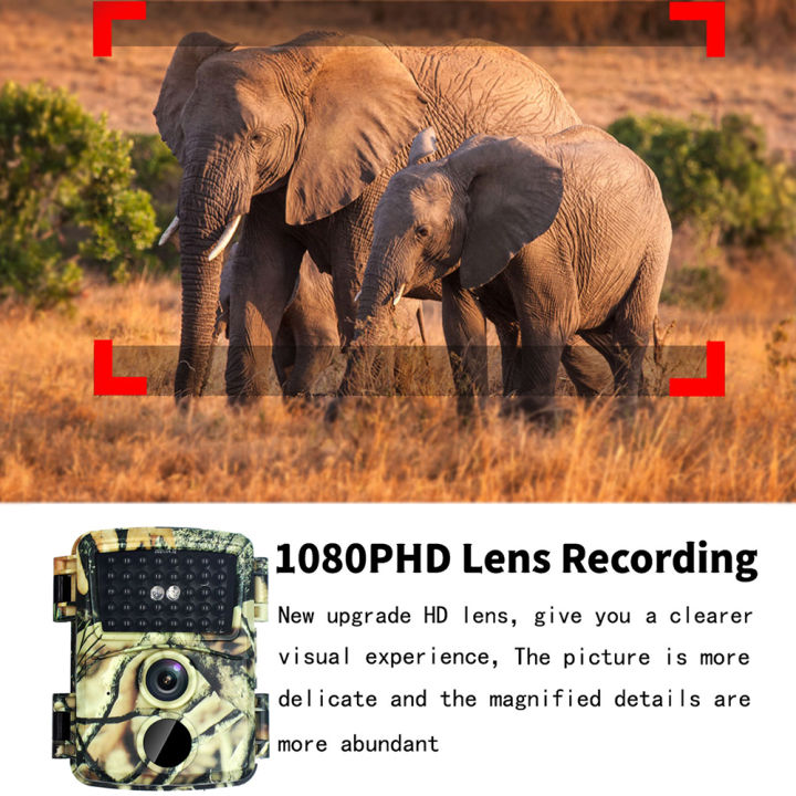 hd-1080p-อินฟาเรดส่องสัตว์กล้องล่าสัตว์กลางคืนกันน้ำสัตว์-trail-เครื่องตรวจจับ