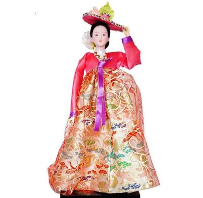 ตุ๊กตาฮันบก30Cm ตุ๊กตาเรซิ่นเกาหลีดั้งเดิม Zl234งานฝีมือศิลปะสำหรับของตกแต่งบ้านตุ๊กตาพื้นบ้านเกาหลี