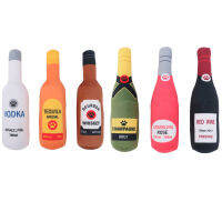 Interactive Toys Chew Toys Wine Bottle Shape Toy Dog Anti Bite Toys Pet Toy Printed Beer Toys Squeaky Toy