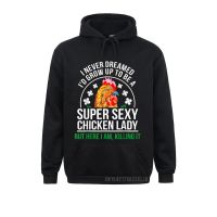 Funny Crazy Chicken Farmer Lady Women Warm Winter Fall Hoodies Long Sleeve Leisure Clothes Slim Fit Men Sweatshirts Size Xxs-4Xl