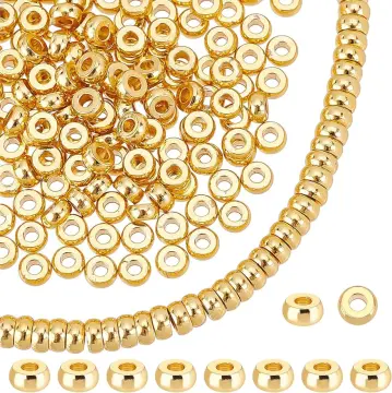 18 Karat Round Bead Gold Spacer For All Sizes