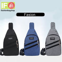 ifashionbagshop(IF1211) -k2กระเป๋าคาดอกผู้ชายแฟชั่นสุดเท่ คาดอกผู้ชาย