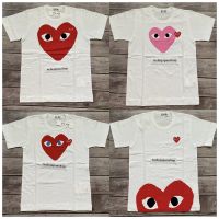 พร้อมส่ง Play Comme des garcons เสื้อกอมของแท้ช็อปญี่ปุ่น100% ขาวใจแดงใหญ่//ใจแดงครึ่งล่าง//ใจแดงตาฟ้า//ใจชมพู