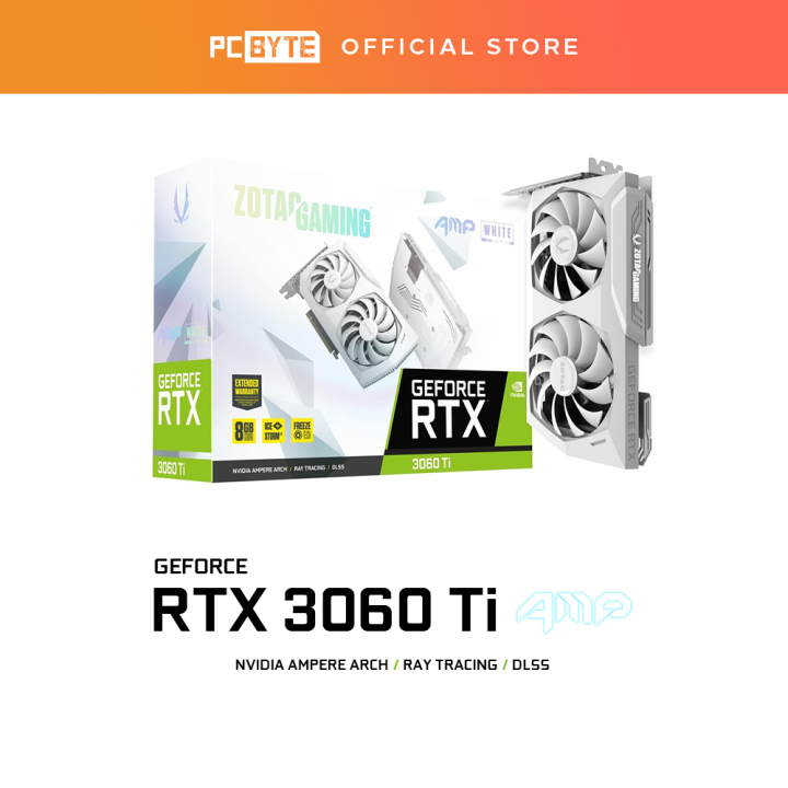 ZOTAC GAMING GeForce RTX 3060 Ti AMP White Edition LHR