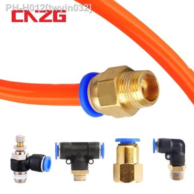 Tube Connector Pneumtic Fitting Air Quick Connectors Hose Pipe Fittings PC PL elbow 1/8 1/4 3/8 Male Femal Thread 4mm 6mm 8mm