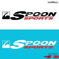 สติกเกอร์ Spoon sport ติดได้ทั่วทุกมุม