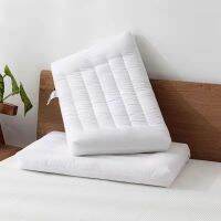 Children Pillow Cotton Feather Velvet Solid Low Flat Pillow Neck Protection Ultra Thin Pillow Adult Bedding Without Pillowcase