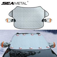 Car Exterior Protection Snow Blocked Car Snow Cover Ice Protector Visor Sun Shade Front Windshield Cover Block Shields for Cars