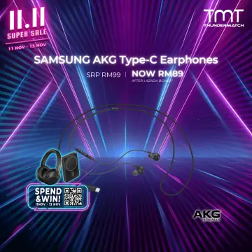 Original Samsung AKG Stereo USB-C Headphone for Galaxy S23/S22/21/20 Note  10/20