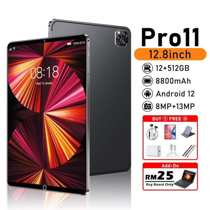 Tablet Pc Pro Inch Tab Ram Gb Gb Tablet Android Layar Full