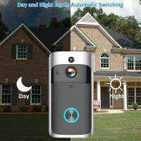 ❉❧ 1PCS 720P HD Smart Home Wireless WIFI doorbell Camera Security Video Intercom IR Night Vision AC Battery Operated Home Doorbell