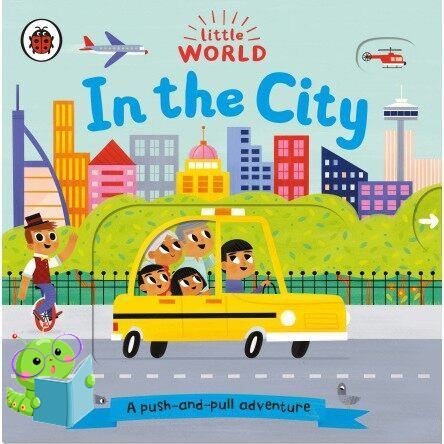 Good quality &gt;&gt;&gt; หนังสือนิทานภาษาอังกฤษ Little World: in the City : A push-and-pull adventure (Little World) Board book
