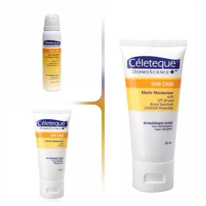 Celeteque Dermoscience Sun Care Matte Moisturizer 50ml / Face and Body