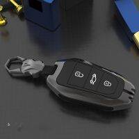 New Zinc Alloy Car Key Case Cover Shell for Peugeot 208 307 308 408 508 2008 3008 4008 5008 For Citroen C4 C3 C6 CACTUS Keychain