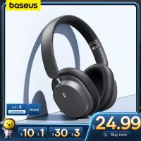 Baseus หูฟังบลูทูธไร้สาย D05 5.3ชุดหูฟังระดับหูฟัง HIFI 40Mm ครอบหูพับได้หูฟังเวลา70H