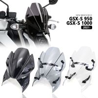 อุปกรณ์เสริมใหม่สำหรับมอเตอร์ไซค์ที่บังลมกระบังหน้ากระจกบังลมสำหรับ GSX-S Suzuki 1000 GSXS 950 GSX-S950 GSXS1000 2021 2022 2023