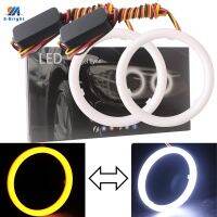 2PCS Eyes Rings Cotton Lights 12V Car Motorcycle Headlight White/Yellow 60mm 70mm 80mm 90mm 95mm 100mm 110mm 120mm 【hot】