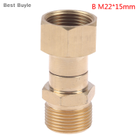 ?Best Buyle เครื่องซักผ้าแรงดันสูงทองเหลือง swivel ข้อต่อข้อต่อข้อต่อข้อต่อ M22 CONNECTOR