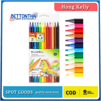 Deli C110-12 Colored Pencil 12 colors ดินสอสีไม้ 12 สี WOOD-FREE สีไม้ ดินสอสี เครื่องเขียน สีระบาย อุปกรณ์วาดรูป อุปกรณ์เครื่องเขียน