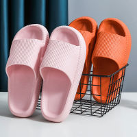 Thick Platform Bathroom Home Slippers Cloud Slippers Non-slip Flip Flops Woman Sandals Women Fashion Soft Sole EVA Indoor Slides