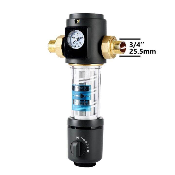 Auto Backwash Prefilter Whole House Spin Down Sediment Water Filter Pre